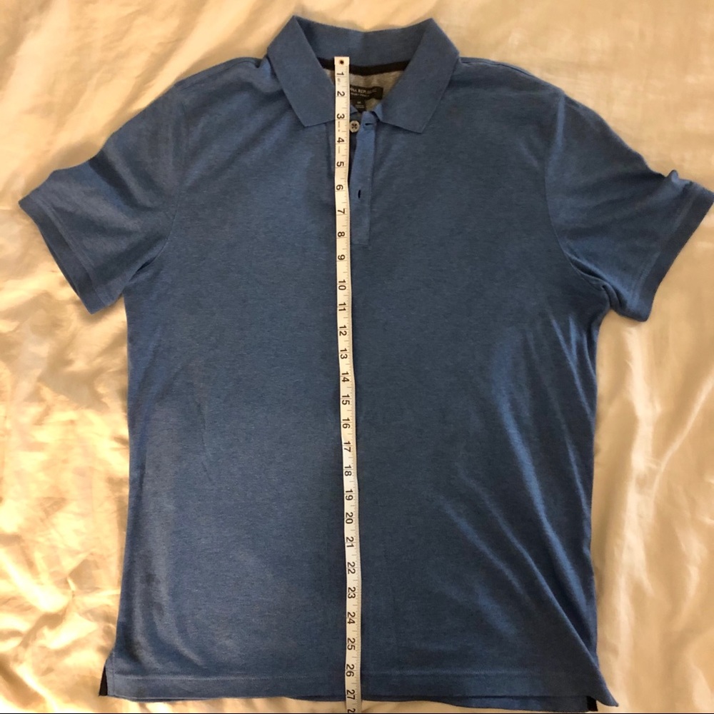 Banana Republic Blue Polo Size M 100% cotton